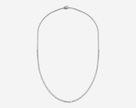 Tennis Necklace- Half Diamond