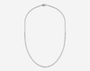 Tennis Necklace- Half Diamond
