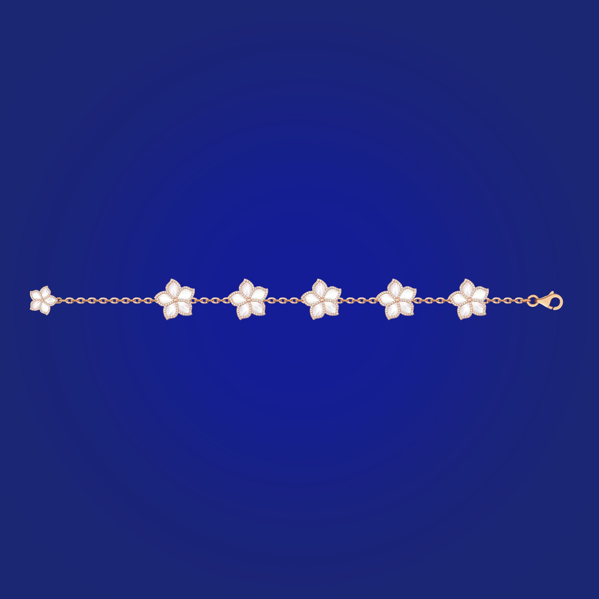 Five Jasmine Flowers Bracelet