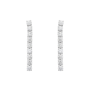 Tennis Earrings- Full Diamond