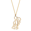 Yellow Gold Necklace with Diamonds