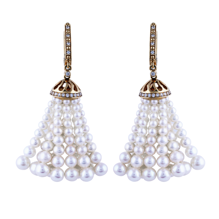 Earth Madness Pearl Earrings