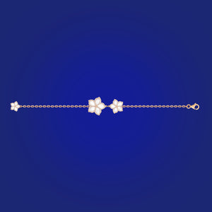 Two Centered Jasmine Flowers Bracelet