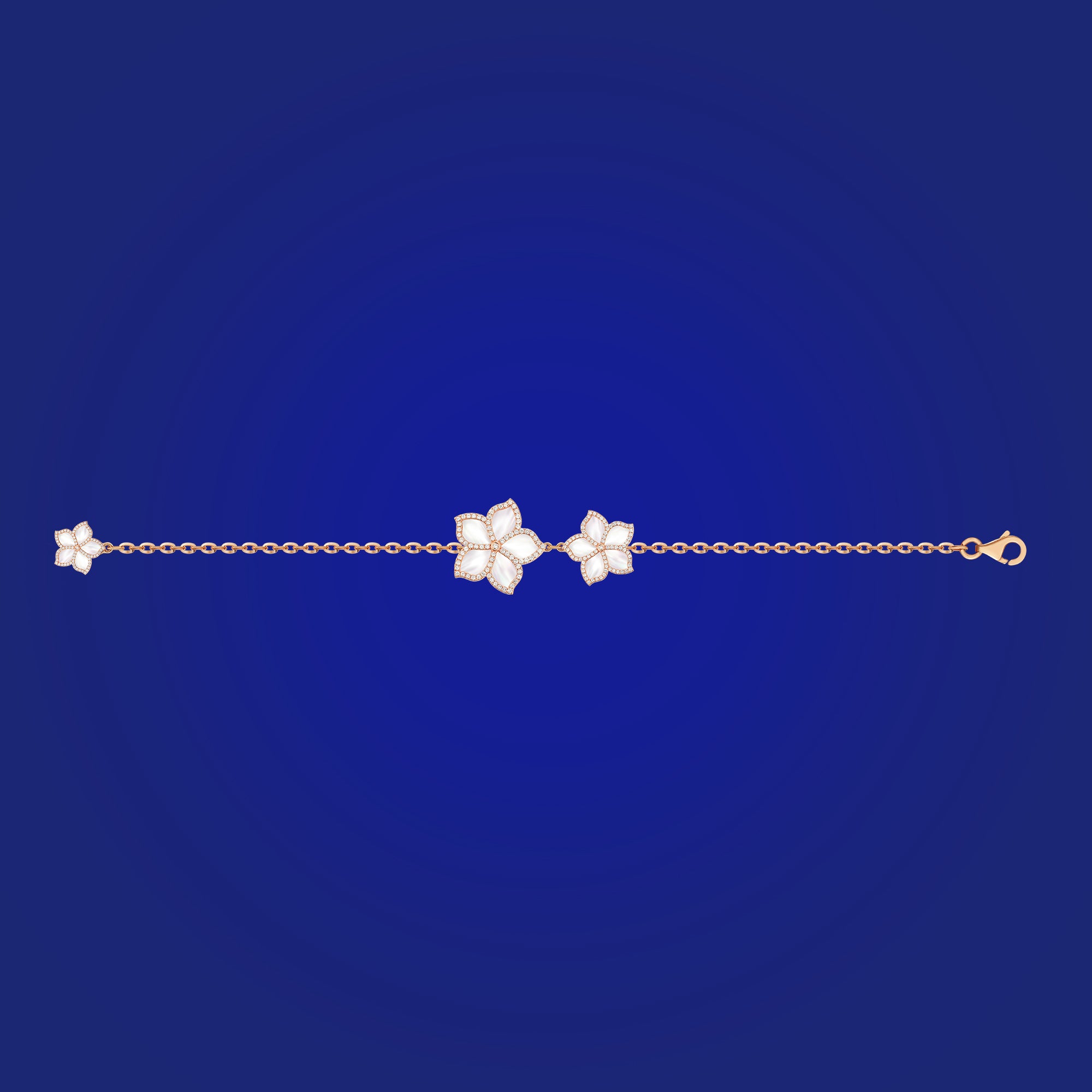 Two Centered Jasmine Flowers Bracelet
