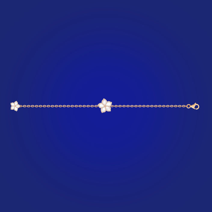 One Centered Jasmine Flower Bracelet