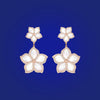 Double Jasmine Flower Earrings