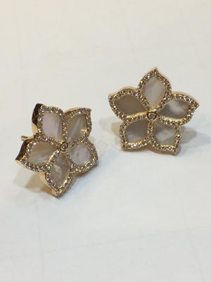 Single Jasmine Flower Earrings