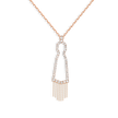 Gold with Frame Diamond Necklace