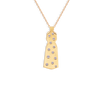 Gold and Diamond Dots Necklace