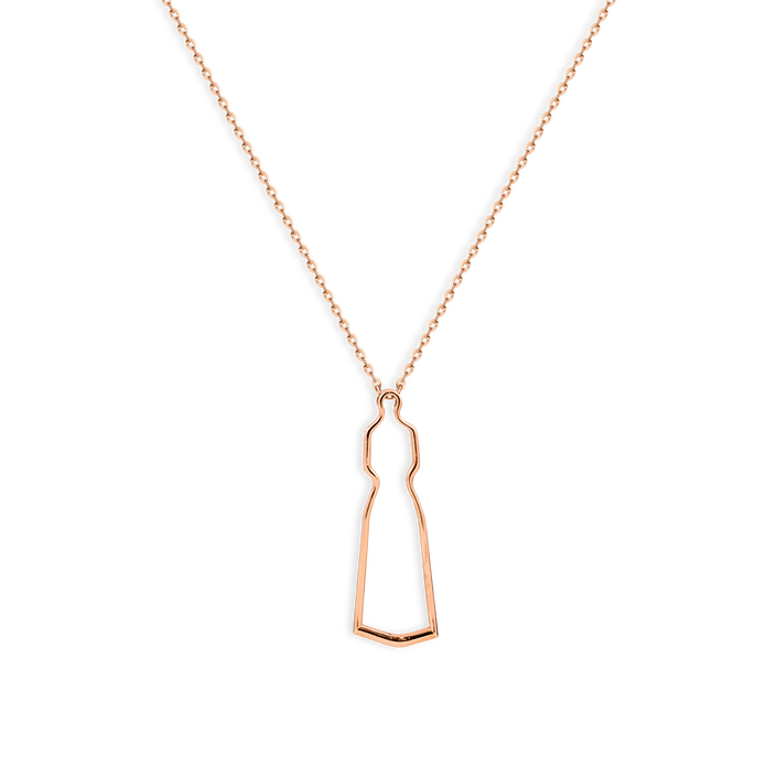 Gold Frame Necklace