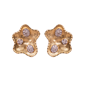 Golden Glory Diamond Earrings