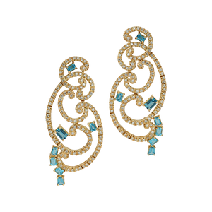 Sea Breeze Aquamarine Earrings