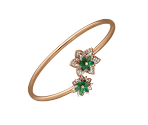 Emerald Echo Bangle