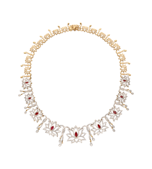 Ruby Silhouette Necklace