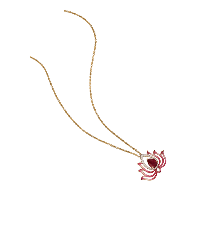 Blush Crown Necklace