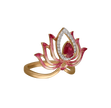 Crimson Whirl Ring