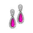 Crimson Glow Ruby Earrings