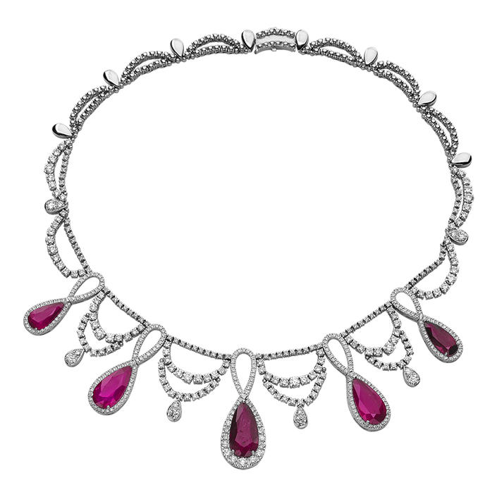 Royal Scarlet Ruby Necklace