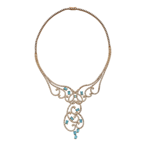 Mermaid’s Treasure Aquamarine Necklace