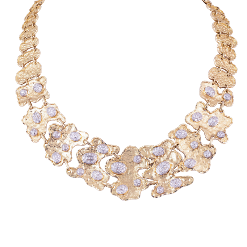 Golden Majesty Diamond Necklace