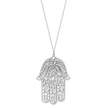 Celestial Radiance Hamsa Necklace