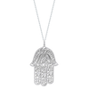 Celestial Radiance Hamsa Necklace